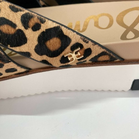 NEW Sam Edelman Ariele Leopard Print Calf hair - Picture 4 of 10